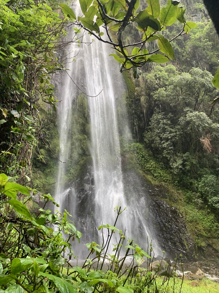 The waterfall