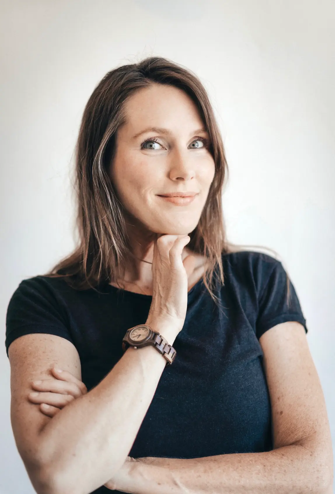 Mollie Johnson, instructora de yoga