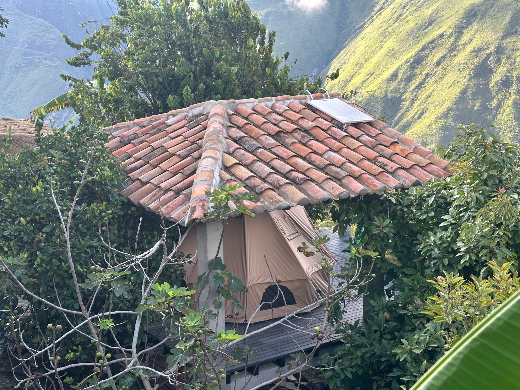 Glamping platform